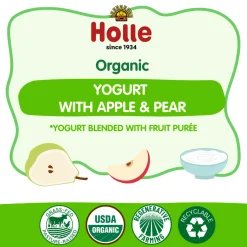 Holle Organic Apple & Pear Yogurt Pouches
