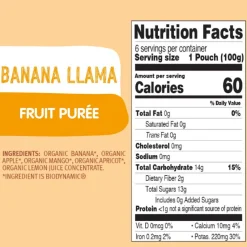 Holle Organic Banana Llama Fruit Purée