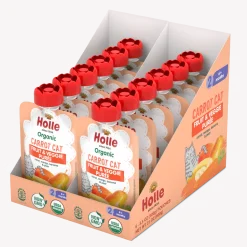Holle Organic Carrot Cat Fruit & Veggie Purée