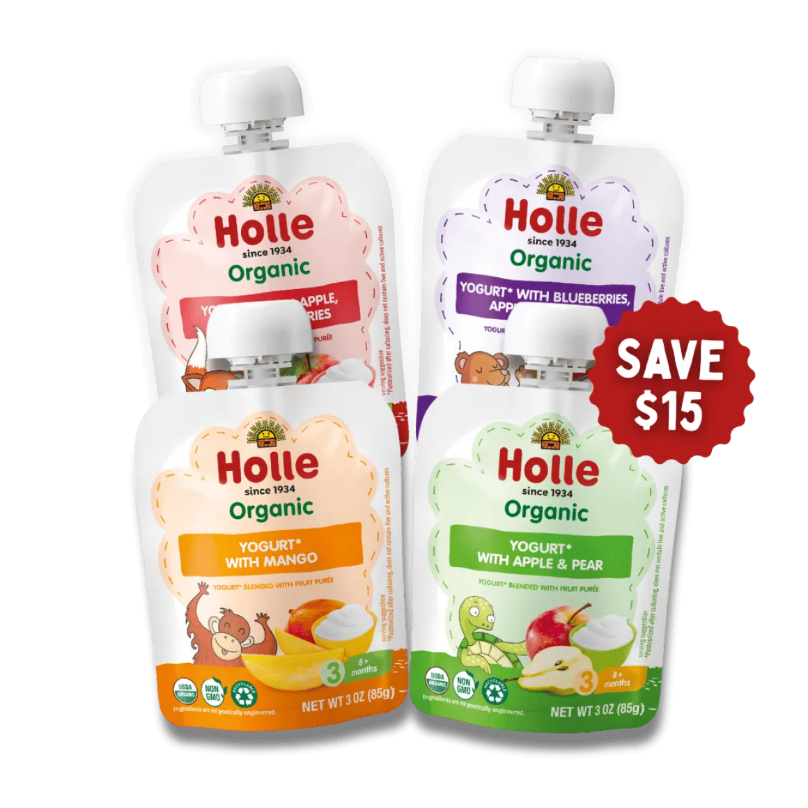 Holle Yogurt Variety Bundle