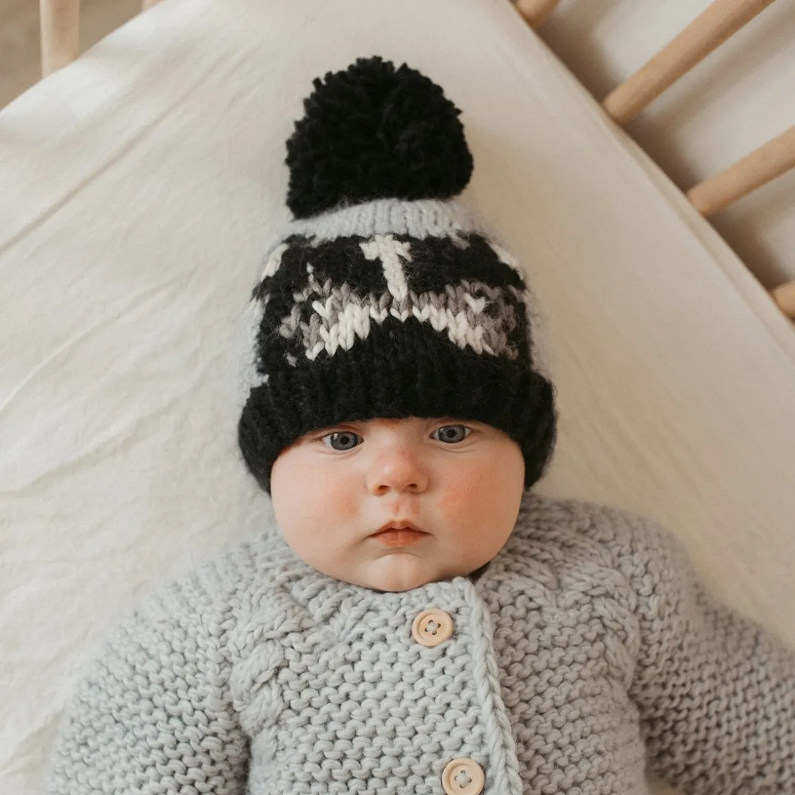 Huggalugs Frenchie Puppy Dog Beanie Hat - Medium (6-24 months)