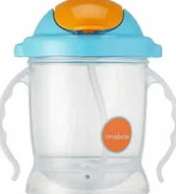 Innobaby Sippin' Smart EZ Flow Straw Sippy - Blue