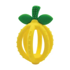 Itzy Ritzy Bitzy Biter Teething Ball Baby Teether - Lemon