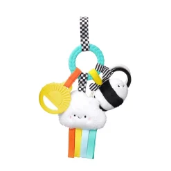 Itzy Ritzy Bitzy Busy Ring Teething Activity Toy - High Contrast