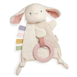 Itzy Ritzy Bitzy Crinkle Sensory Crinkle Toy with Teether - Ana the Bunny