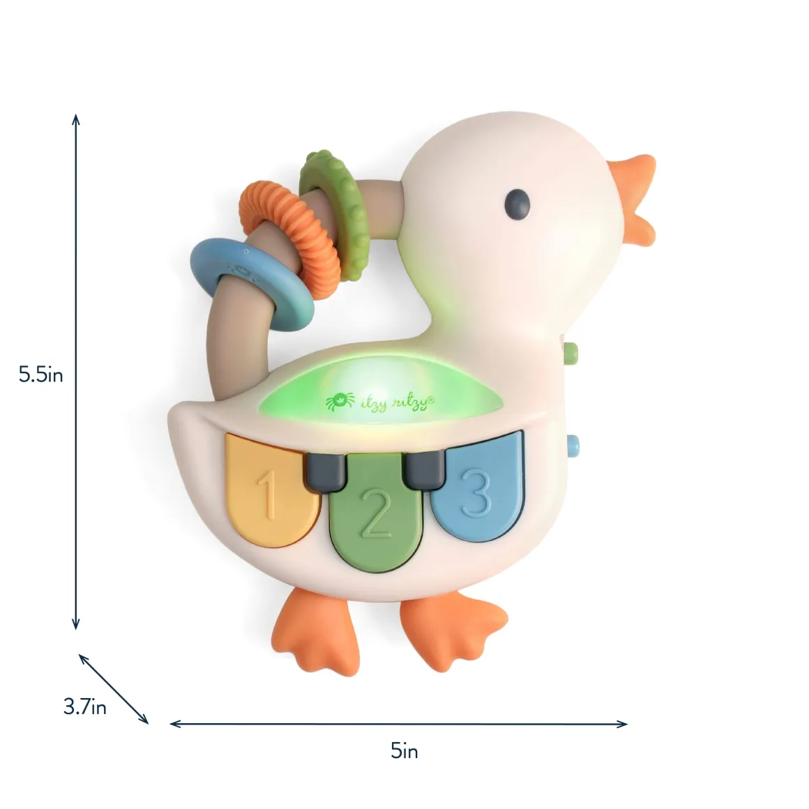 Itzy Ritzy Bitzy Tunes Light-Up Interactive Piano Toy