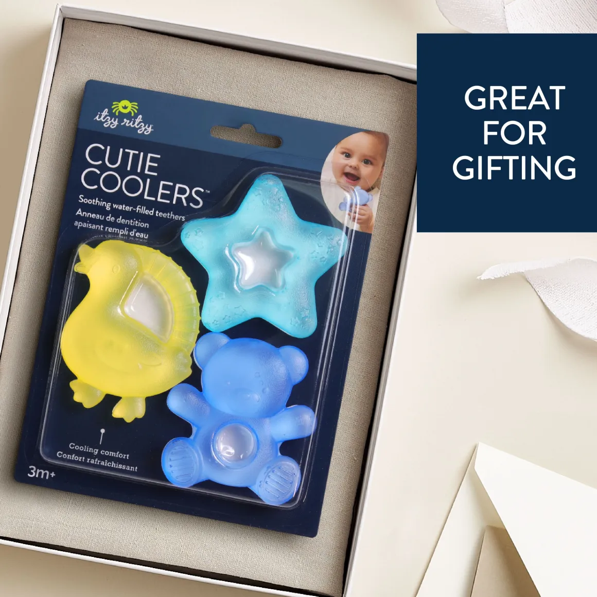 Itzy Ritzy Cutie Coolers Water-Filled Teether - Bear