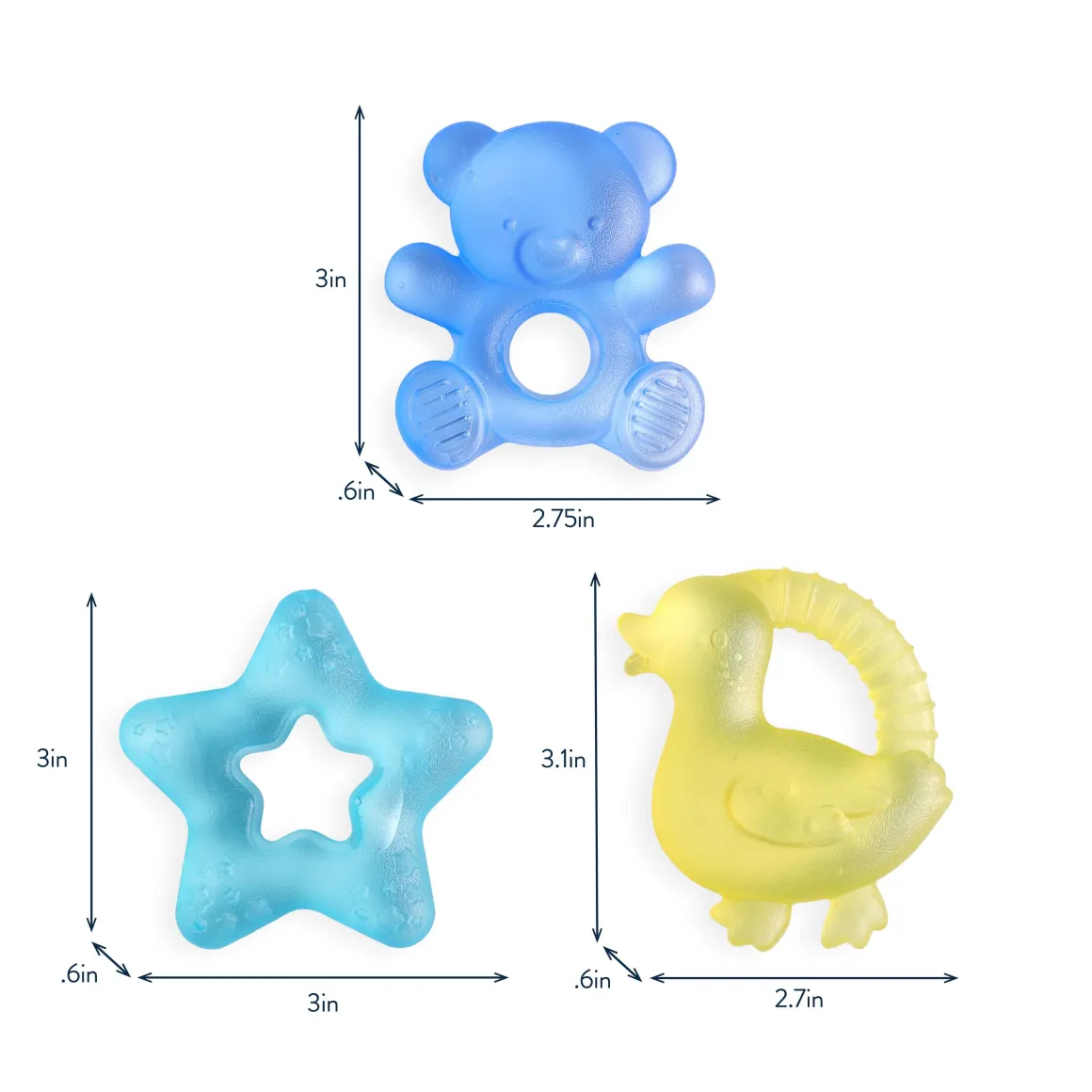 Itzy Ritzy Cutie Coolers Water-Filled Teether - Bear