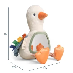 Itzy Ritzy Goose Itzy Bitzy Mirror Sensory Tummy Time Mirror