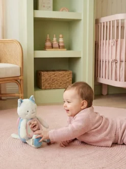 Itzy Ritzy Itzy Bitzy Mirror Kitty Tummy Time Sensory Toy