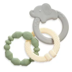 Itzy Ritzy Itzy Loops Linkable Teething Ring Set - Elephant