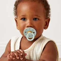 Itzy Ritzy Itzy Soother Glow Natural Rubber Paci Sets - Glow 0-6M