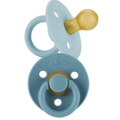 Itzy Ritzy Itzy Soother 2-Pack Natural Rubber Pacifiers - Harbor & Coast (6-18 M)