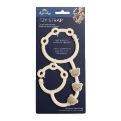 Itzy Ritzy Itzy Strap Silicone Toy and Snack Cup Strap - Bear