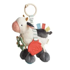 Itzy Ritzy Link & Love Activity Plush with Teether - Cow