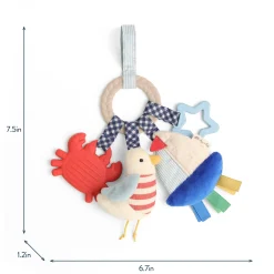 Itzy Ritzy Nautical Bitzy Busy Ring