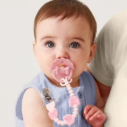 Itzy Ritzy Paci Strap Plus - Pink Bows