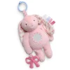 Itzy Ritzy Pink Bunny Bitzy Traveler Plush Toy