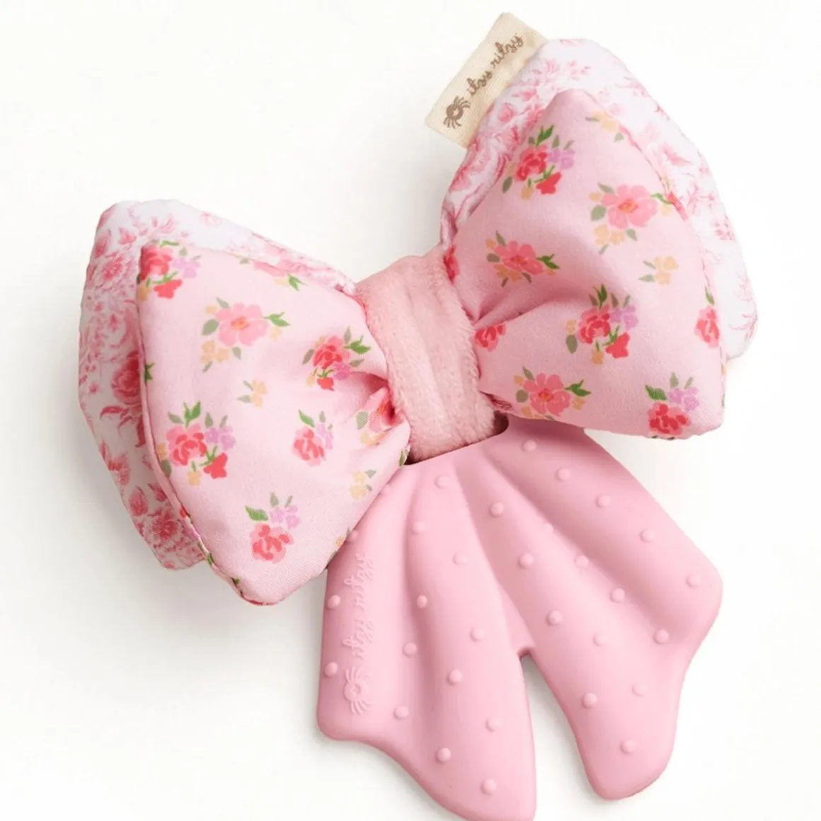 Itzy Ritzy Sweetie Crinkle Silicone Sensory Teether - Bow