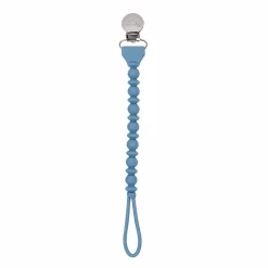 Itzy Ritzy Sweetie Strap Pacifier Clip - Blue Bead