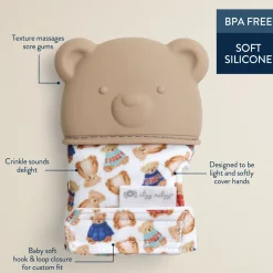 Itzy Ritzy Vintage Bear Itzy Mitt