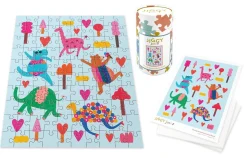 Jiggy Junior 100pc Puzzle - Dancing Animals by Archita Khosla