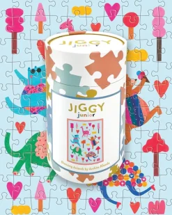 Jiggy Junior 100pc Puzzle - Dancing Animals by Archita Khosla