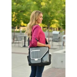 JJ Cole Metra Diaper Bag - Black Stitch