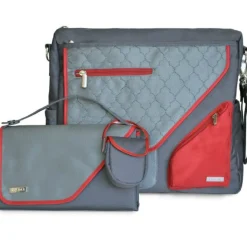 JJ Cole Metra Diaper Bag - Crimson Arbor