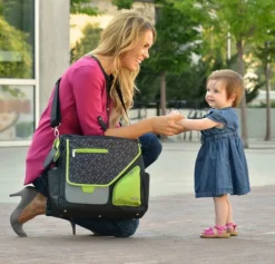 JJ Cole Metra Diaper Bag - Midnight Clover