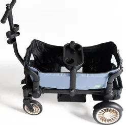 Joey (2 Seater) Stroller Wagon with 2 Canopies - Blue