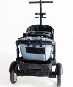 Joey (2 Seater) Stroller Wagon with 2 Canopies - Blue