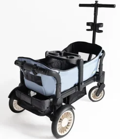 Joey (2 Seater) Stroller Wagon with 2 Canopies - Blue