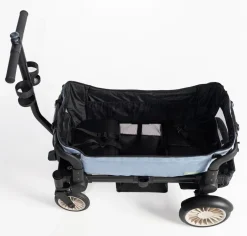 Joey (2 Seater) Stroller Wagon with 2 Canopies - Blue