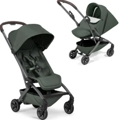 Joolz Aer2 Lightweight Compact Stroller + Nest to Seat Bundle - Forest Green