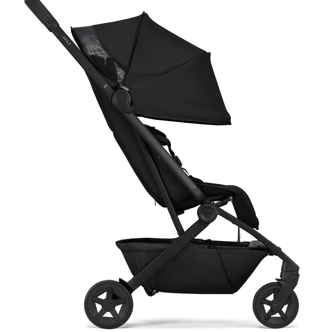 Joolz Aer2 Lightweight Compact Stroller + Nest to Seat Bundle - Space Black