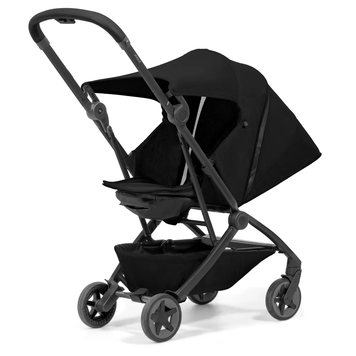 Joolz Aer2 Lightweight Compact Stroller + Nest to Seat Bundle - Space Black