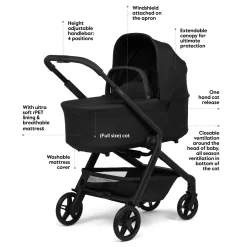 Joolz Hub2 Bassinet - Forest Green