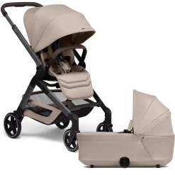 Joolz Hub2 Stroller + Bassinet Bundle - Sandy Taupe