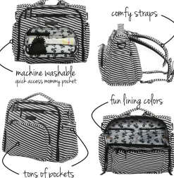 Ju-Ju-Be B.F.F. Diaper Bag - Black Magic