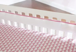 Just Born Fresh Air Crib Liner - Pink
