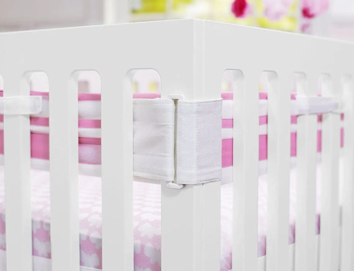 Just Born Fresh Air Crib Liner - Pink