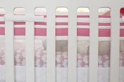 Just Born Fresh Air Crib Liner - Pink