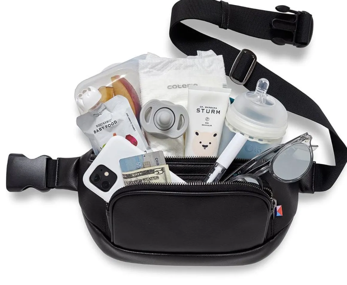 Kibou Diaper Bag Fanny Pack - Black