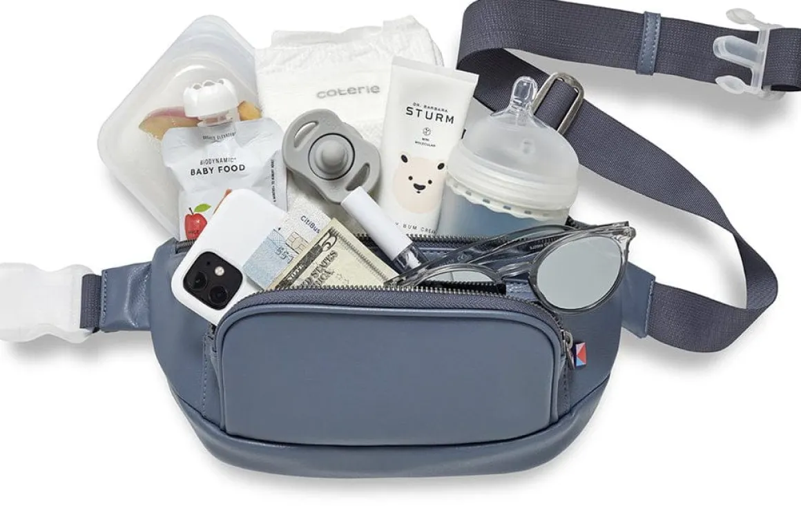 Kibou Diaper Bag Fanny Pack - Smoky Indigo