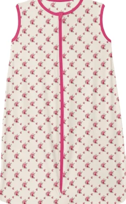 KicKee Pants Lightweight Sleeping Bag - Natural Rose Trellis, 0-6 Months