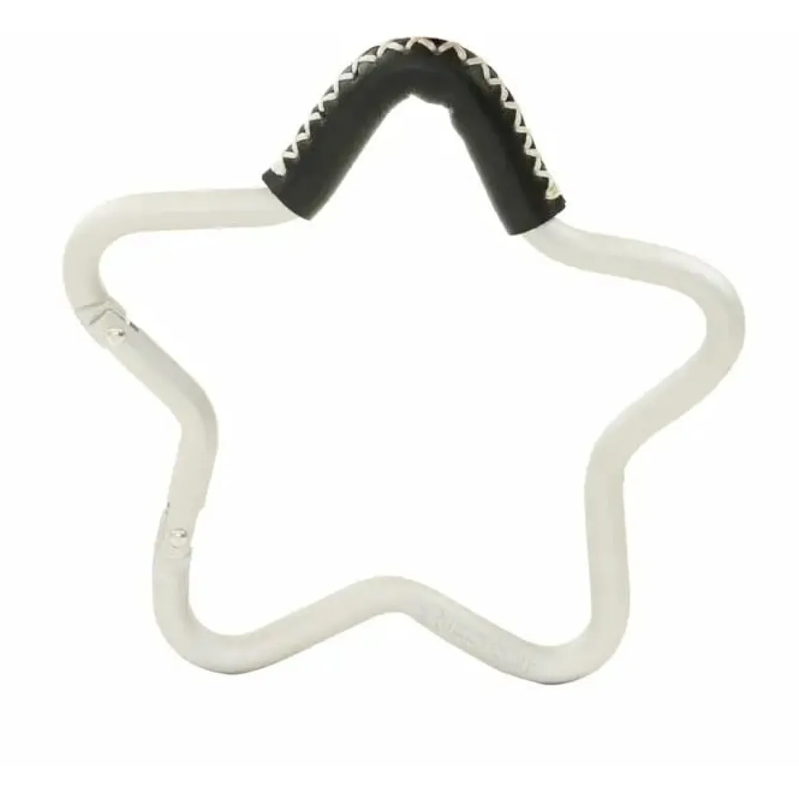 KidCo BuggyGear Star Hook - Silver/Black Leather