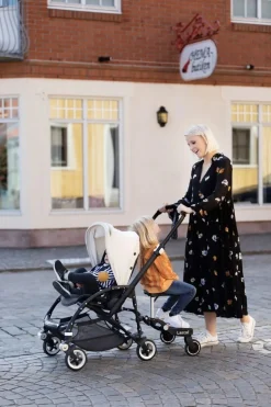 KidCo Lascal BuggyBoard Maxi+ Black with Grey Saddle Seat