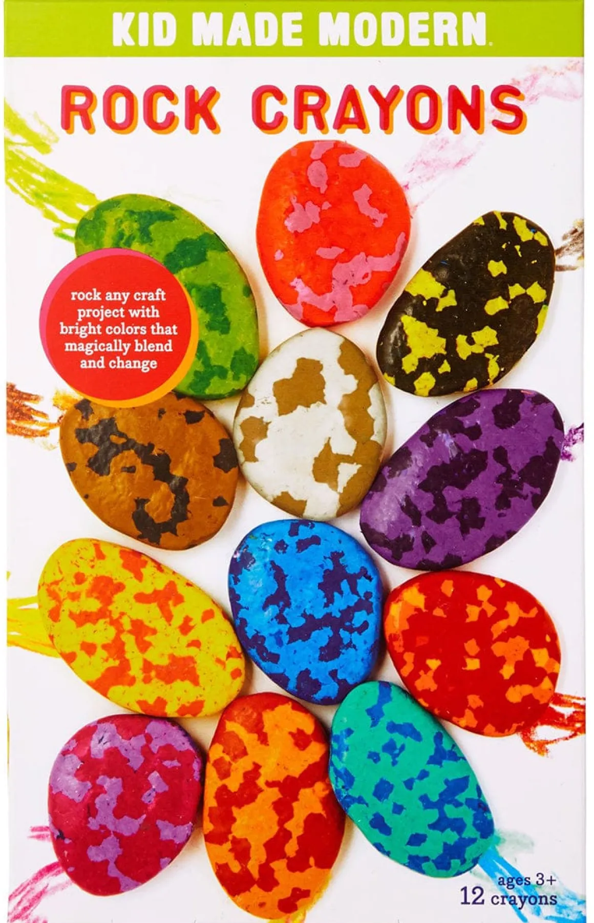Kid Made Modern Rock Crayons (Set of 12)