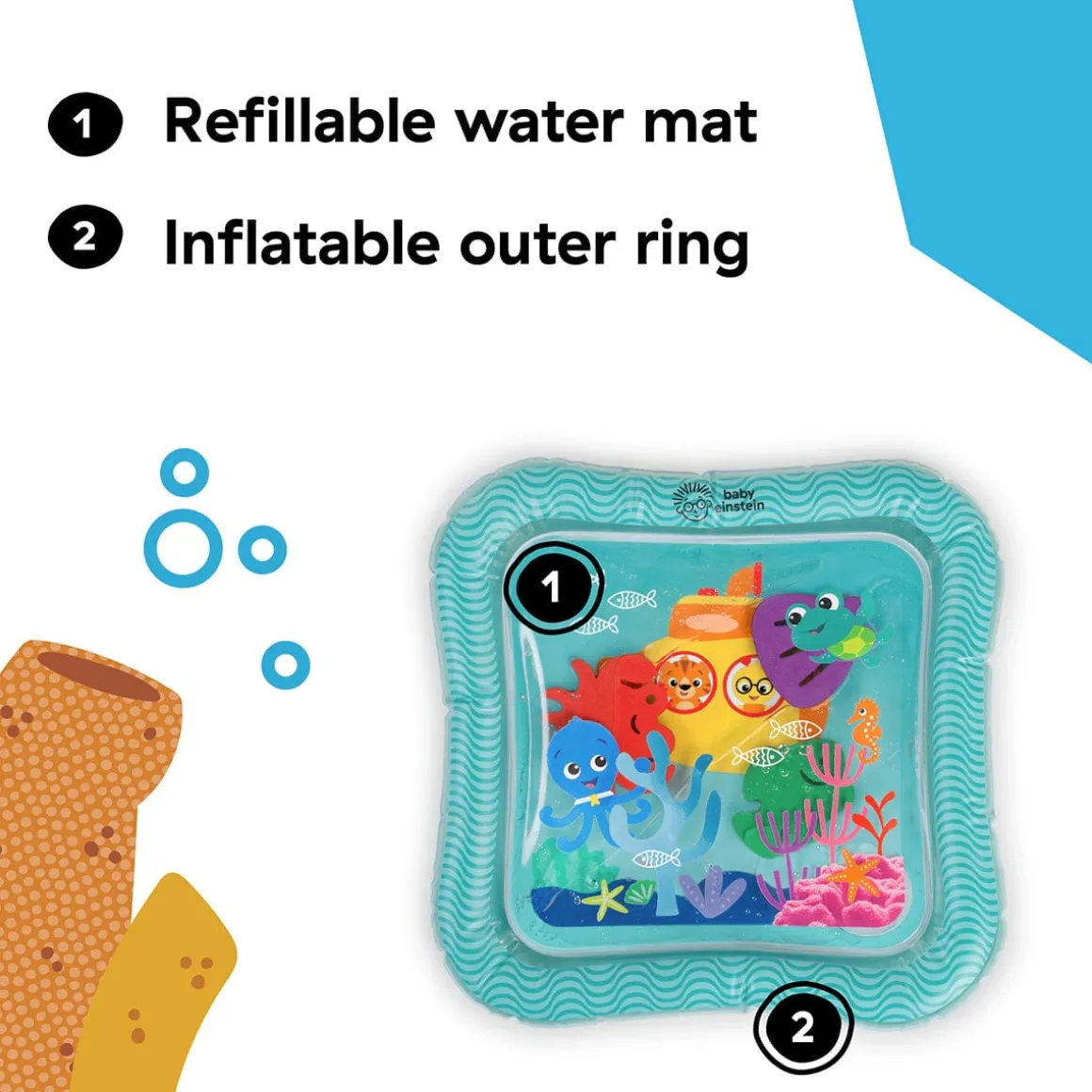 Kids2 Baby Einstein Ocean Explorers Sensory Splash Water Mat